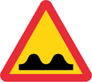 A8 , Varning för ojämn väg